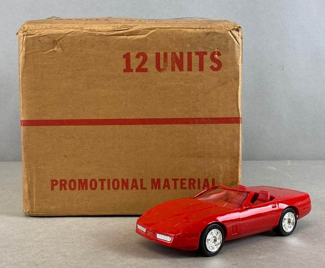 Factory Box of ERTL 1990 Corvette Convertible Dealership Promo Cars (1 of 3)
