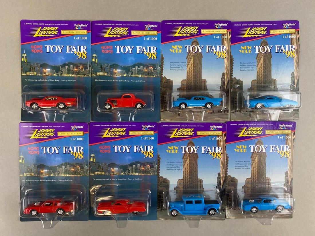 Group of 8 Johnny Lightning Hong Kong and New York Toy Fair 1998 (1 of 3)