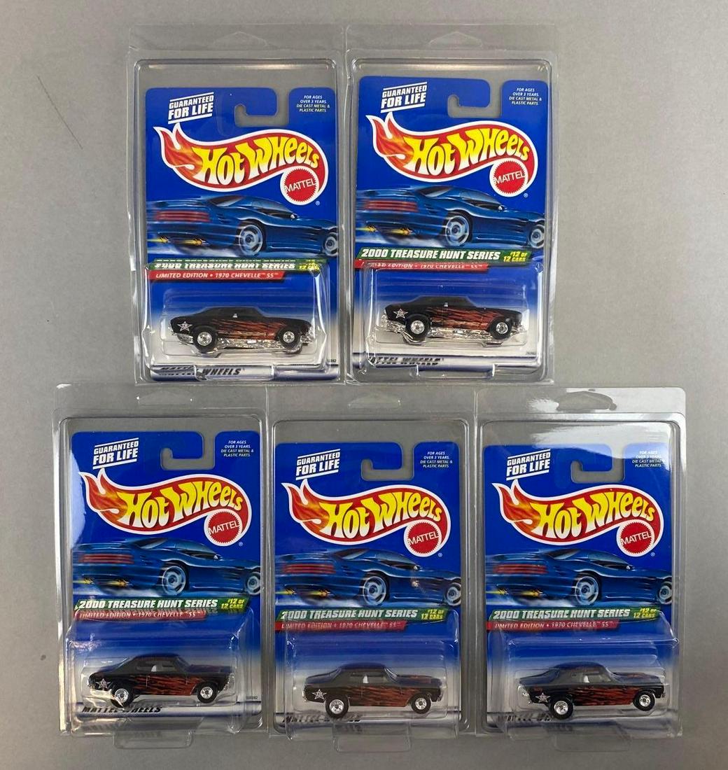 Group of 5 Hot Wheels 2000 Treasure Hunt 1970 Chevelle SS (1 of 4)