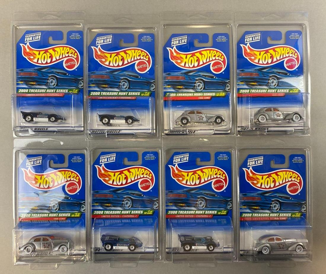 Group of 8 Hot Wheels 2000 Treasure Hunt Die-Cast Vehicles (1 of 3)