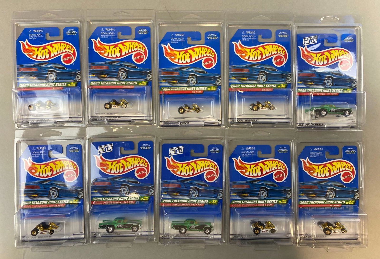 Group of 10 Hot Wheels Treasure Hunt Die-Cast Vehicles (1 of 3)