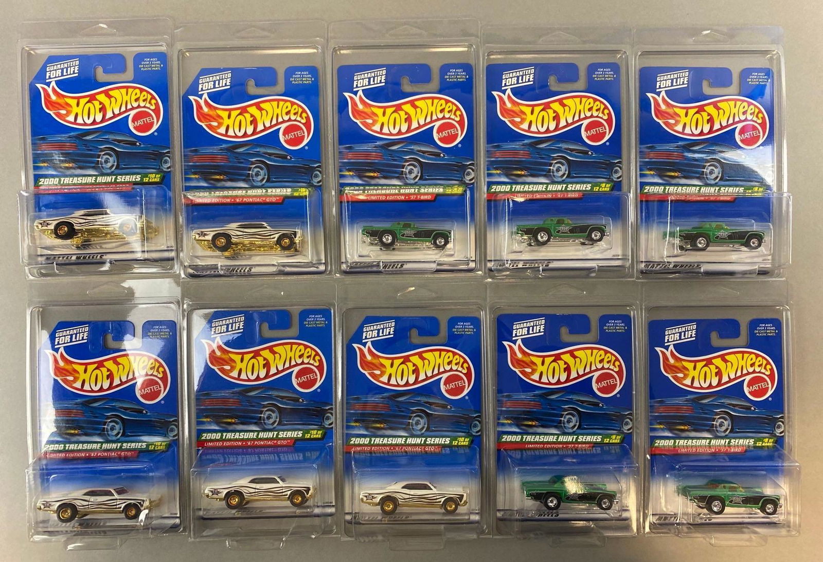 Group of 10 Hot Wheels 2000 Treasure Hunt Die-Cast Vehicles (1 of 3)