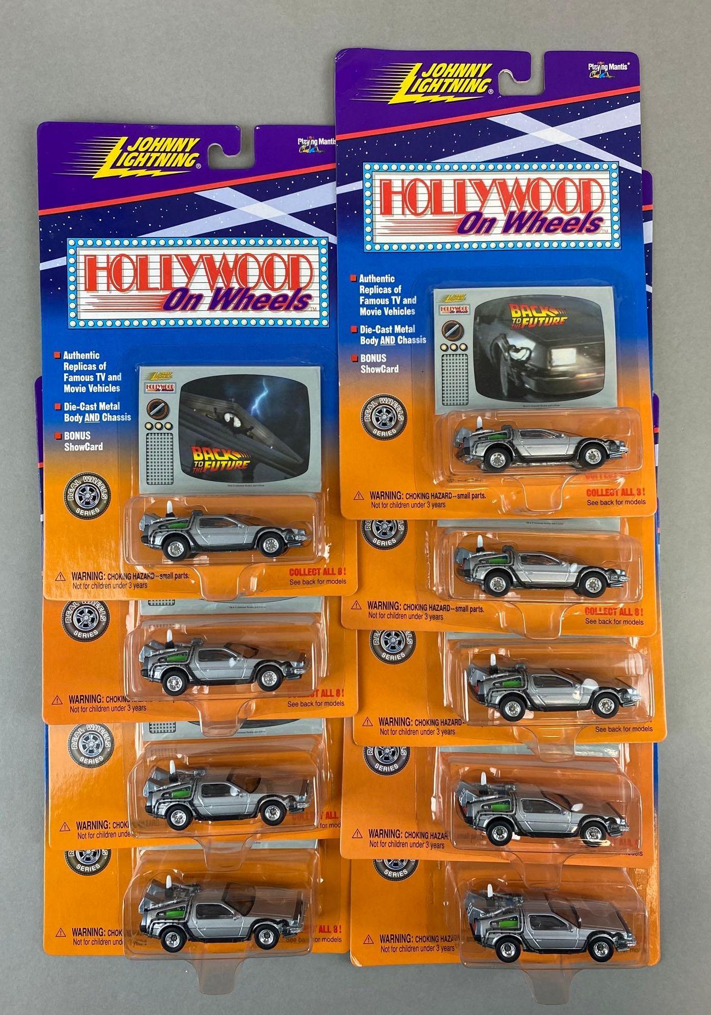 Group of 9 Johnny Lightning Hollywood on Wheels Back to the Future (1 of 4)