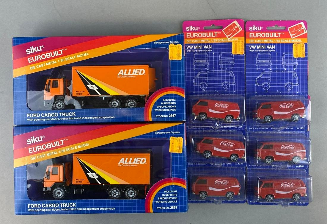 Group of 8 Siku Eurobuilt Die-Cast Vehicles (1 of 3)