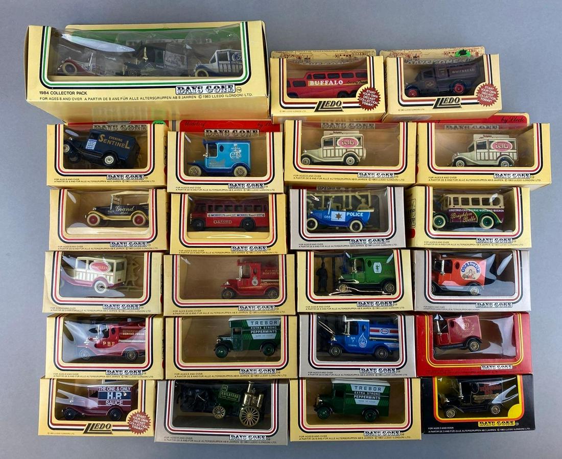Group of 20+ Assorted Lledo Days Gone Die-cast vehicles (1 of 3)
