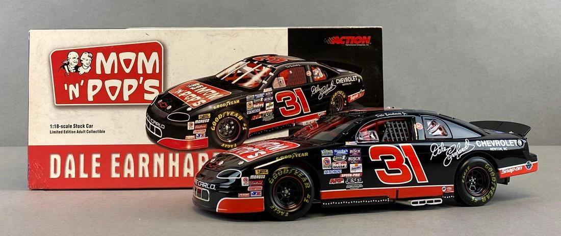 Action NASCAR No. 32 Dale Earnhardt Jr. 1996 Monte Carlo Mom n Pop: 1:18 scale, limited edition. 1/2508, die-cast.