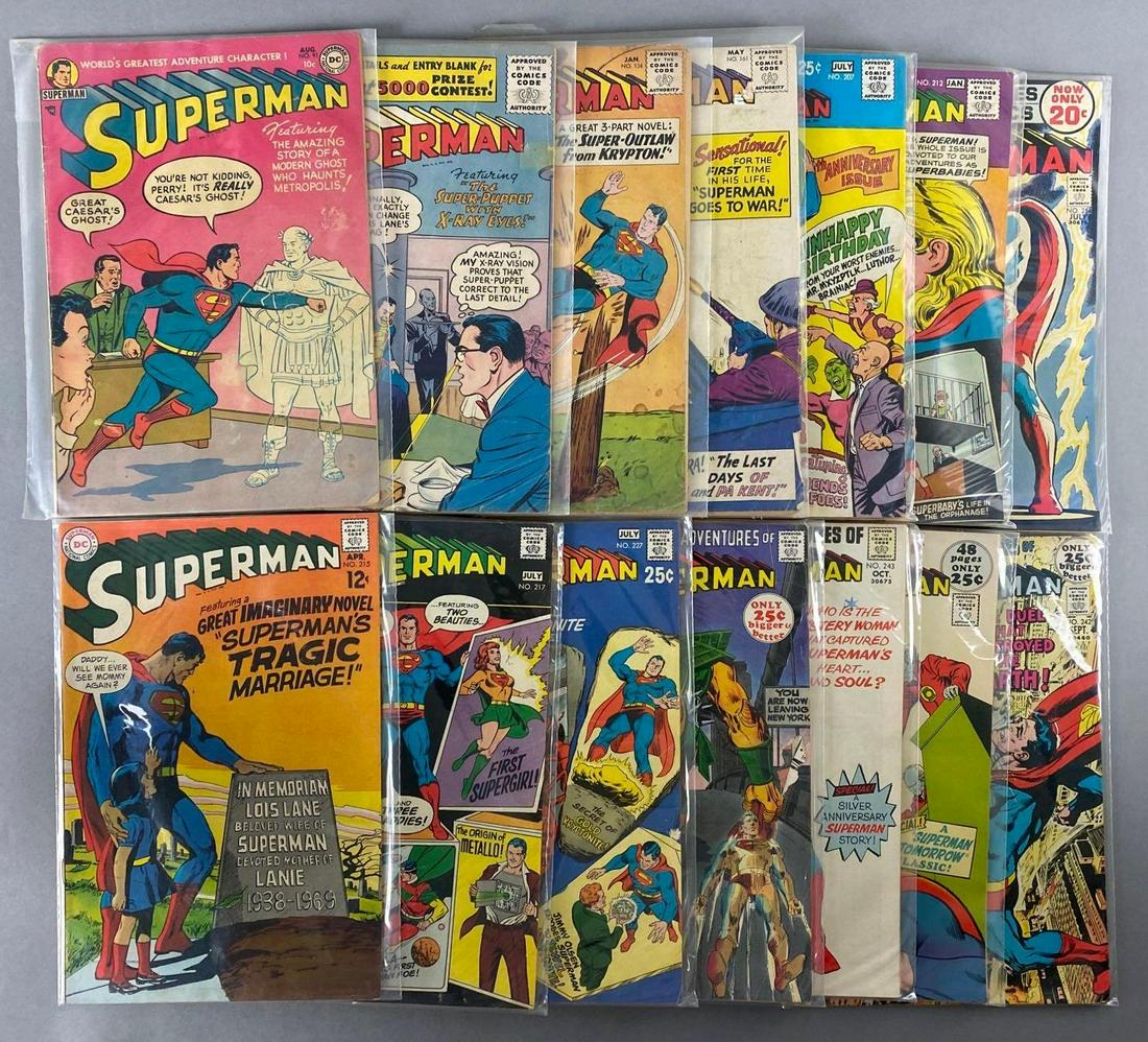 Group of 14 DC The Amazing Adventures of Superman Comic Books (1 of 5)