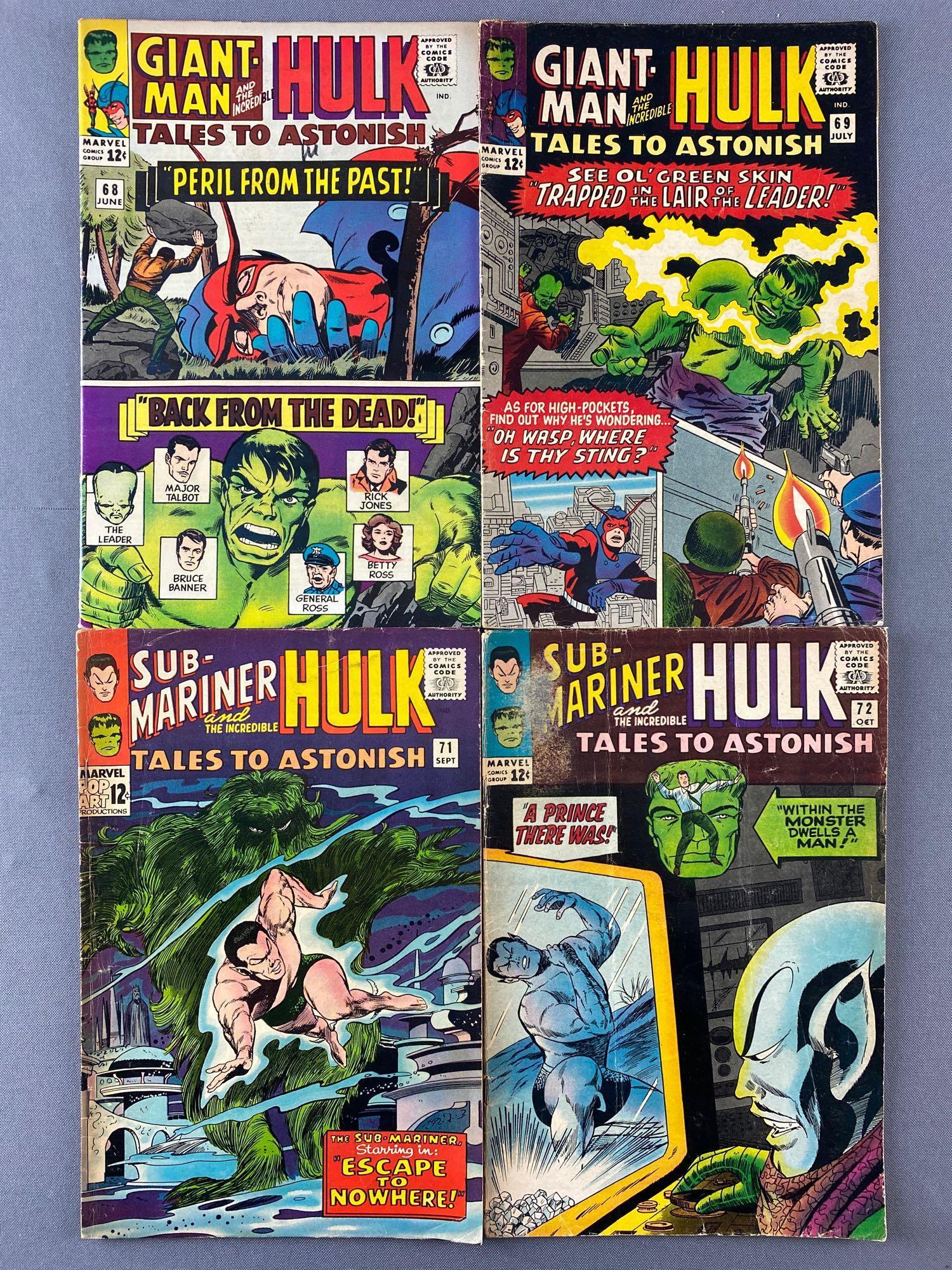 Group of 4 Marvel Comics Tales to Astonish Comic Books (1 of 4)