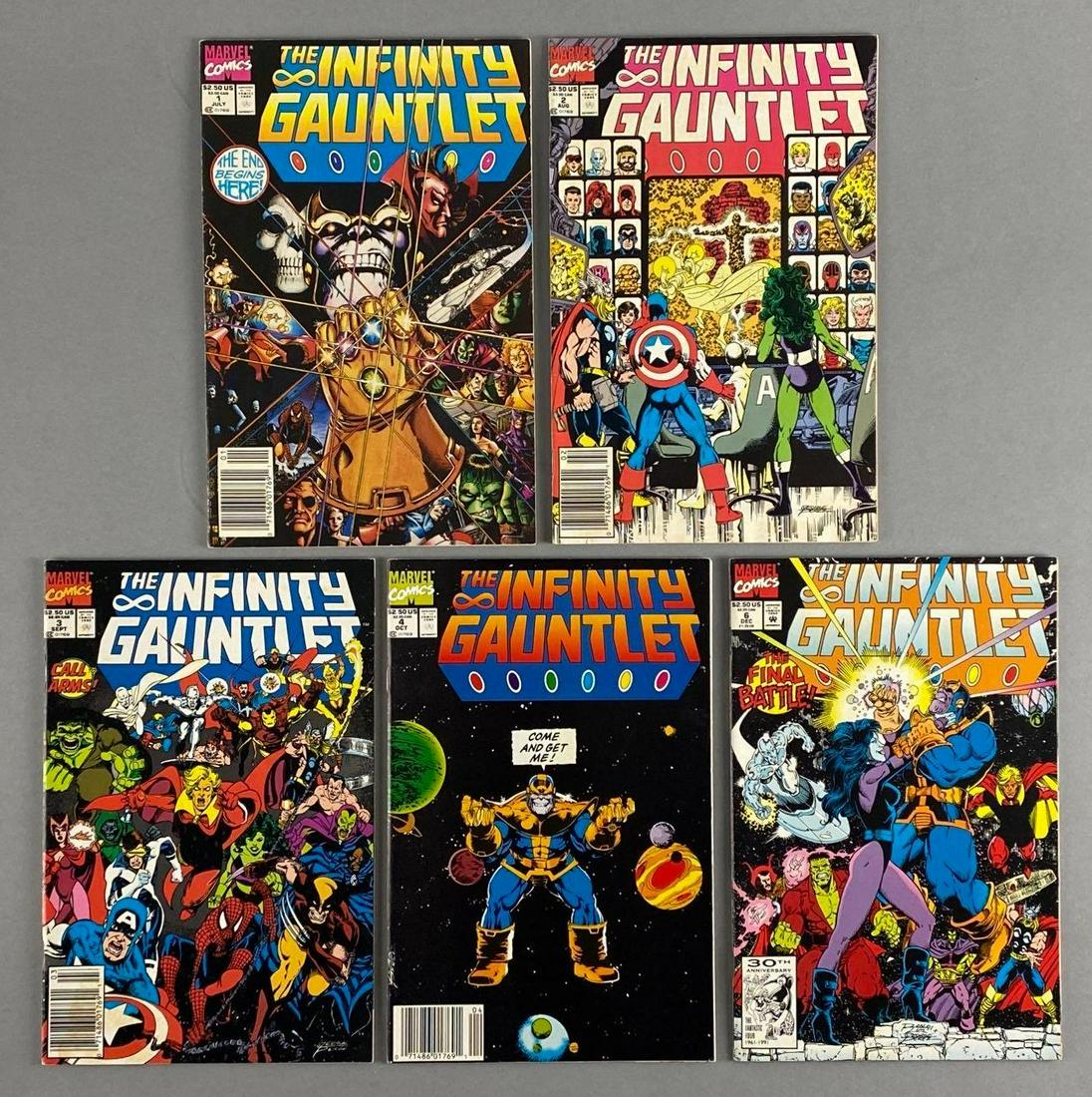 Group of 5 Marvel The Infinity Gauntlet Comic Books (1 of 5)