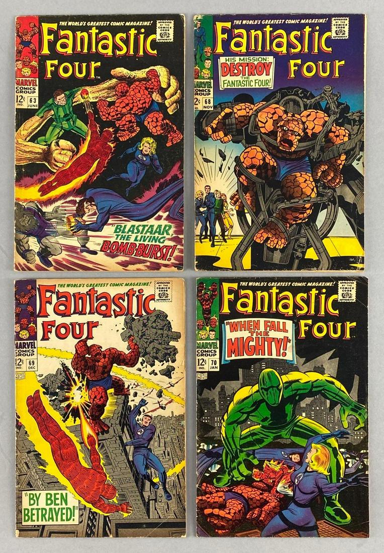 Group of 4 Marvel The Fantastic Four Comic Books (1 of 6)