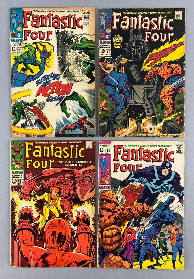 Group of 4 Marvel The Fantastic Four Comic Books (1 of 6)