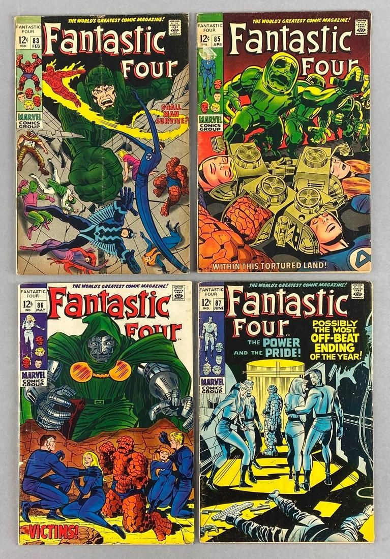 Group of 4 Marvel The Fantastic Four Comic Books (1 of 6)