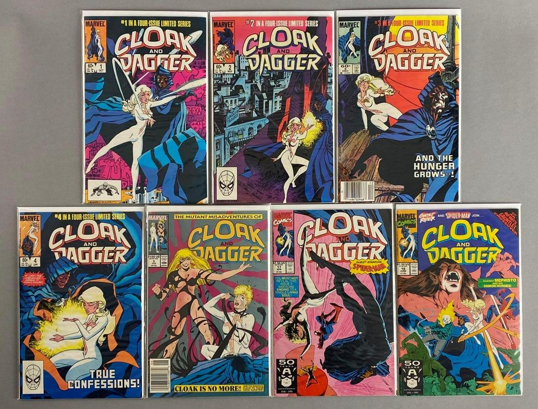 Group of 7 Marvel Cloak and Dagger Comic Books (1 of 4)