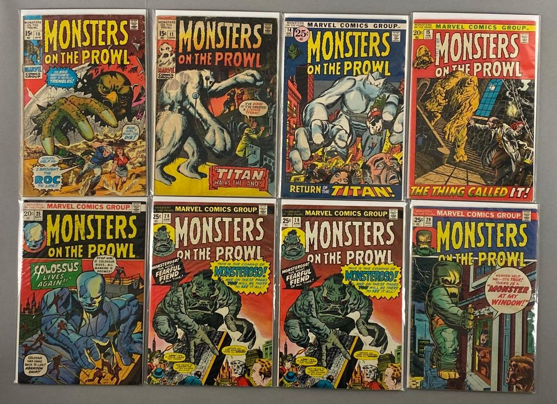 Group of 8 Marvel Monsters on the Prowl Comic Books (1 of 3)