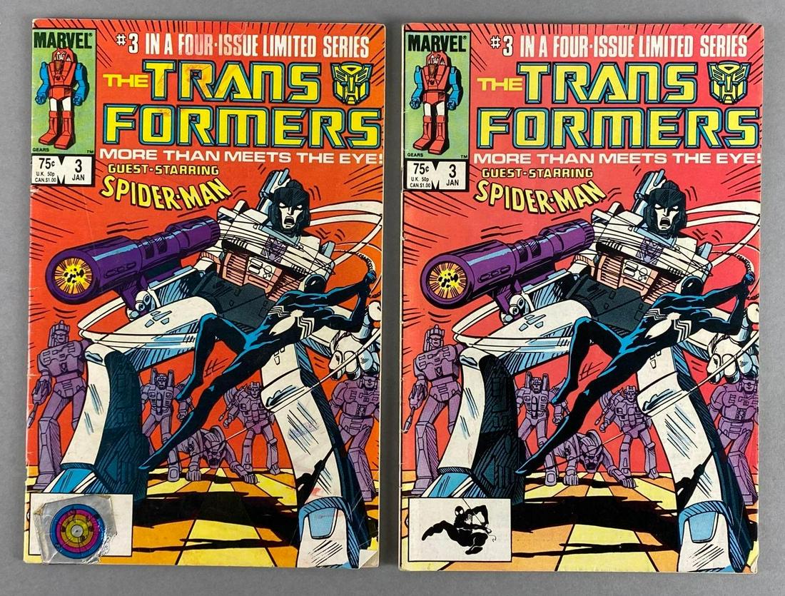 Group of 2 Marvel Comics The Transformers No. 3 (1 of 11)