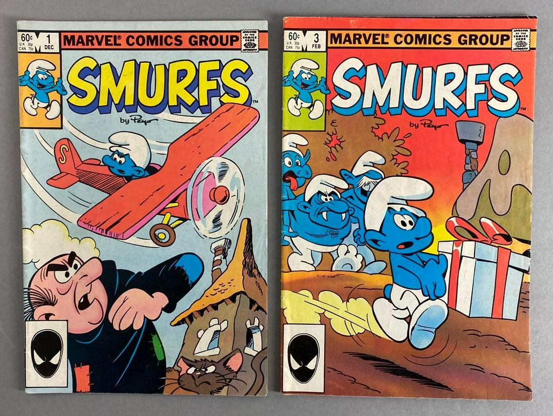 Group of 2 Marvel Smurfs Comic Books (1 of 10)