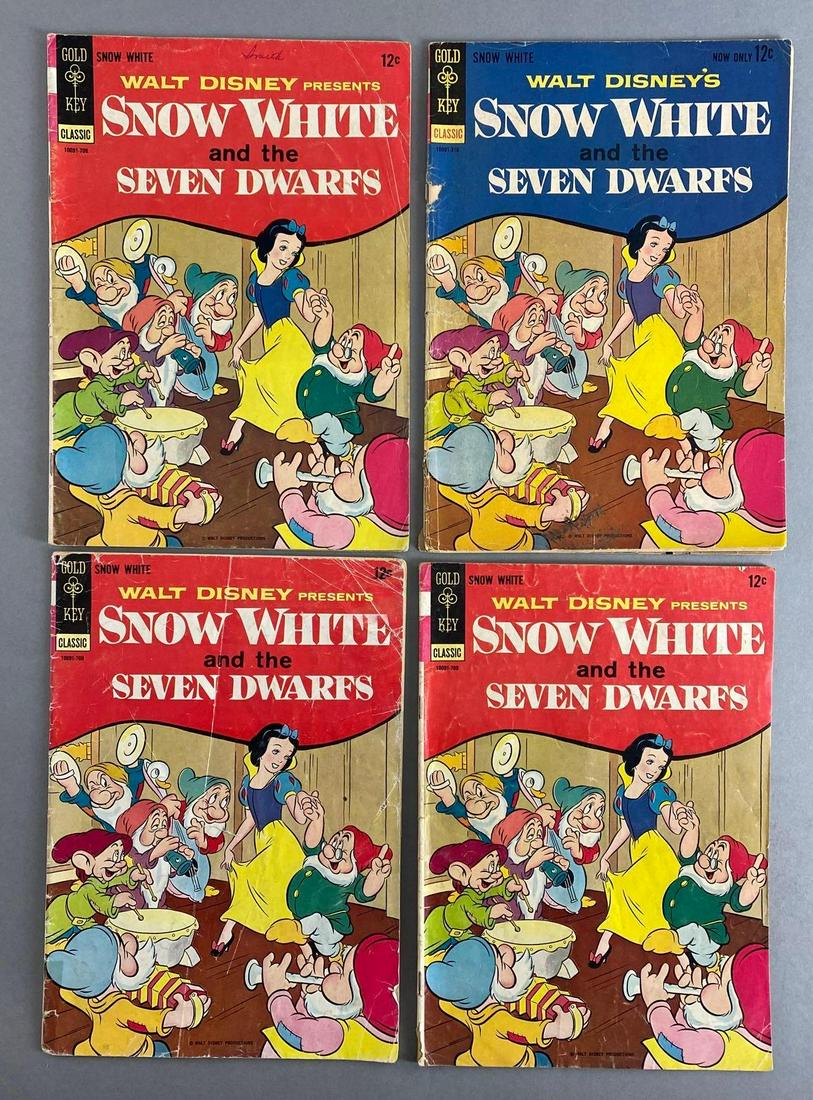Group of 4 Gold Key Disney Snow White Comic Books (1 of 6)