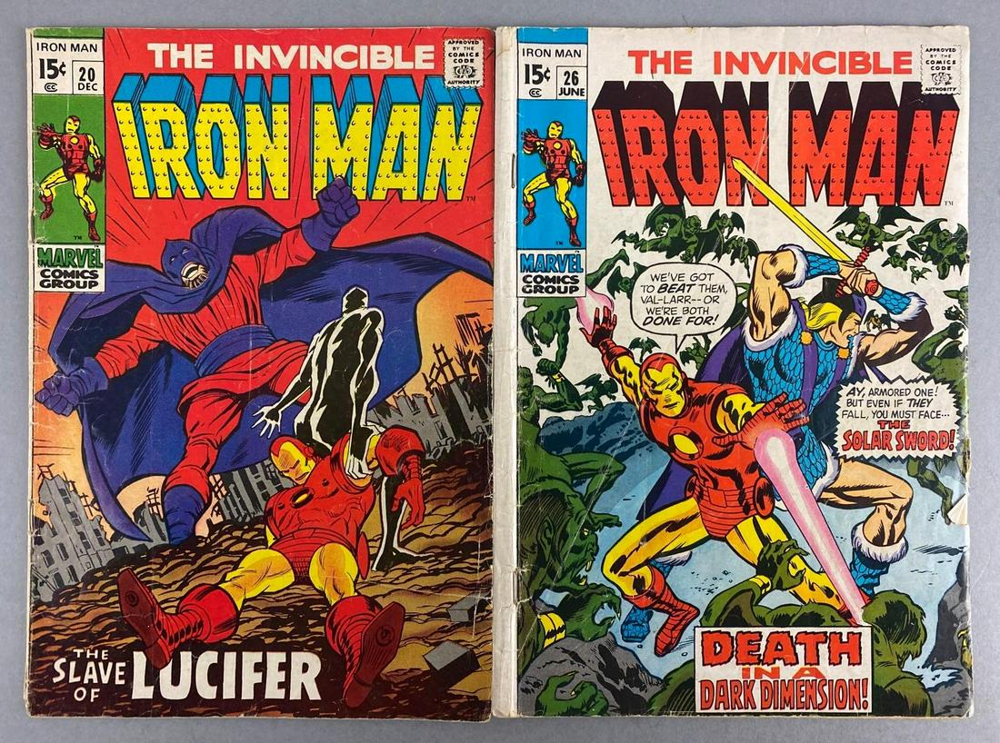Group of 2 Marvel The Invincible Iron Man Comic Books (1 of 10)