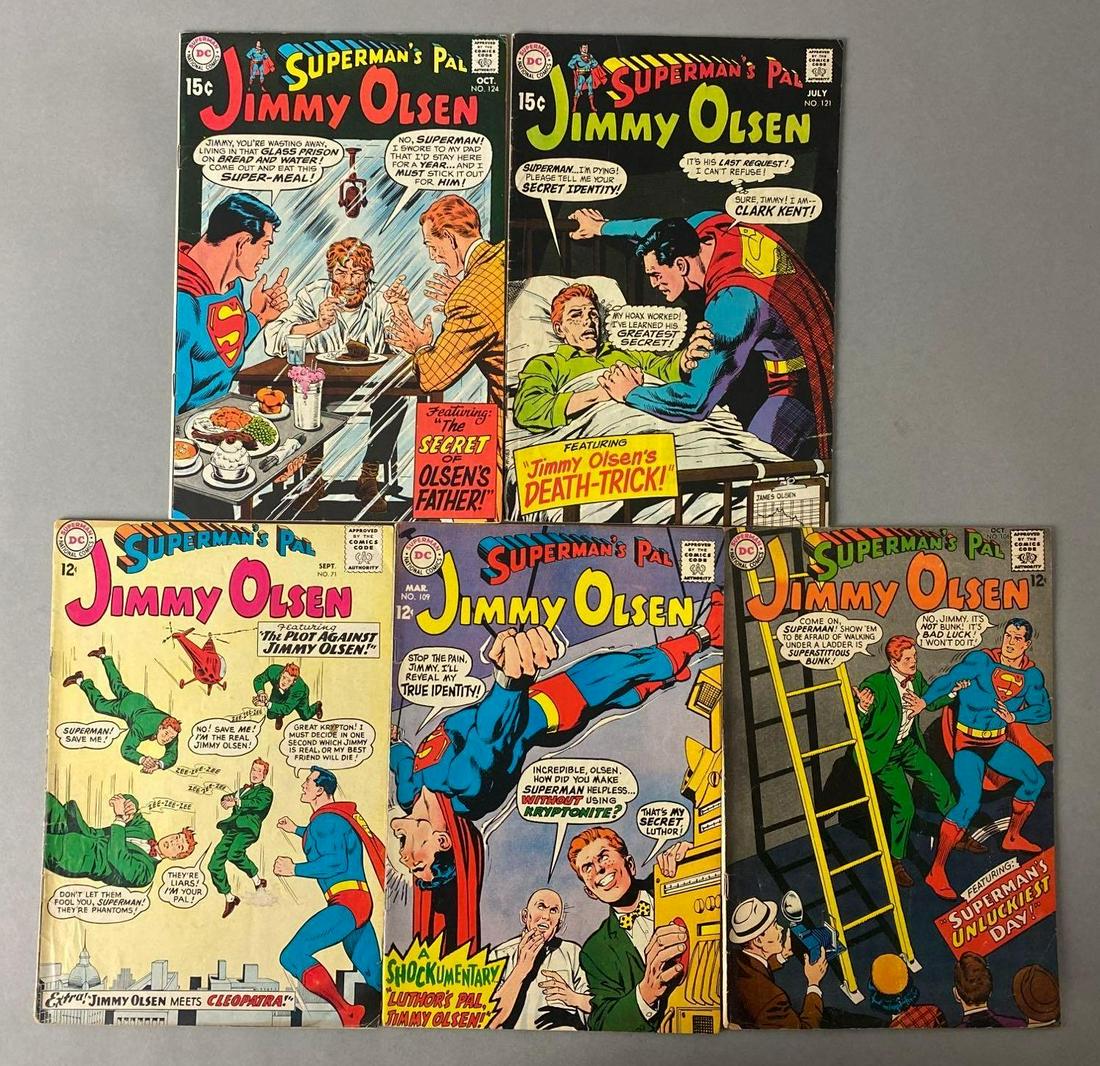 Group of 5 DC Supermans Pal Jimmy Olsen Comic Books (1 of 4)