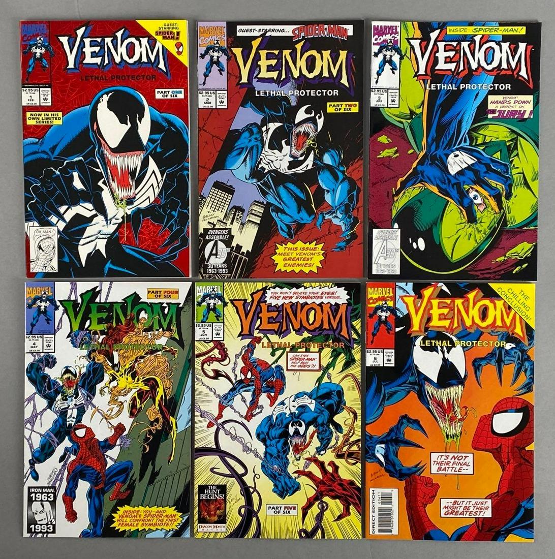 Set of 6 Marvel Comics Venom Lethal Protector Comic Books (1 of 4)