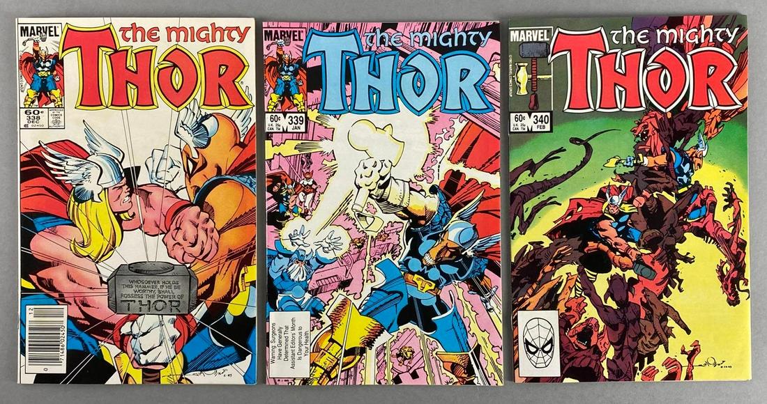 Group of 3 Marvel The Mighty Thor Comic Books (1 of 7)