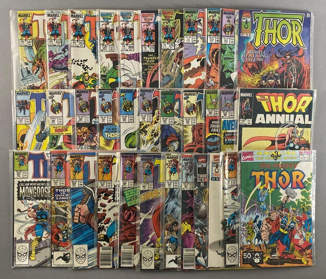 Group of 30+ Marvel The Mighty Thor Comic Books (1 of 3)