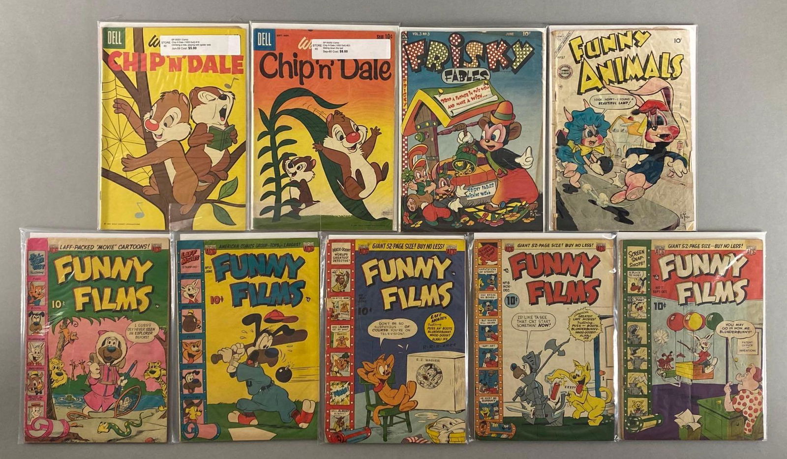 Group of 9 Assorted Cartoon Comic Books (1 of 3)