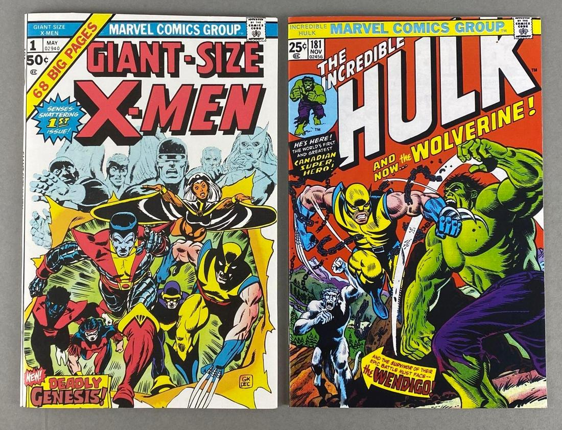 Group of 2 Reprinted Marvel X-Men and Hulk Comic Books (1 of 10)