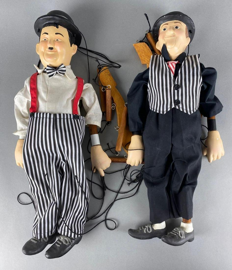 Group of 2 Laurel and Hardy Puppets Mar 04