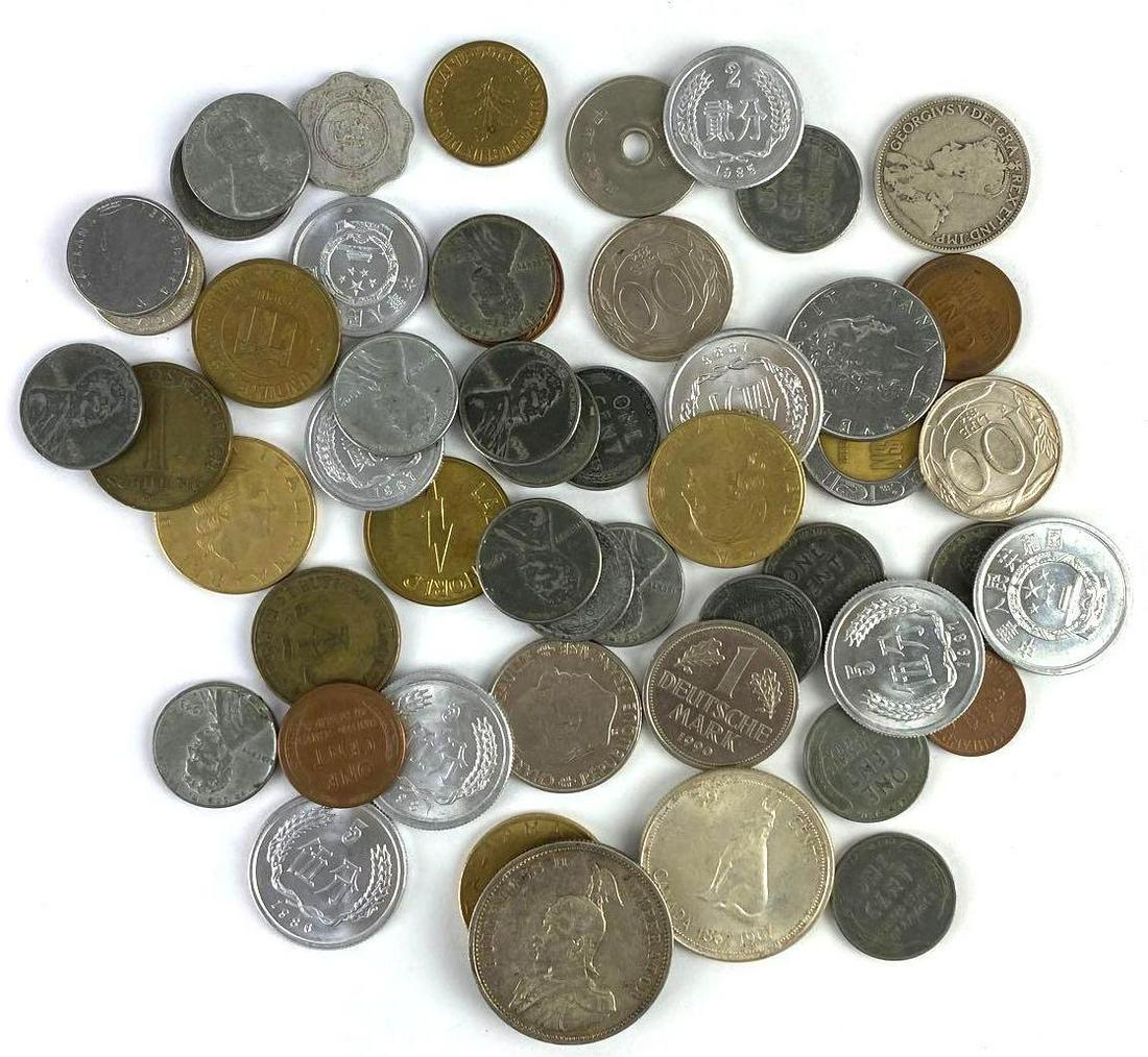 Group of Assorted Coins and Tokens (1 of 1)