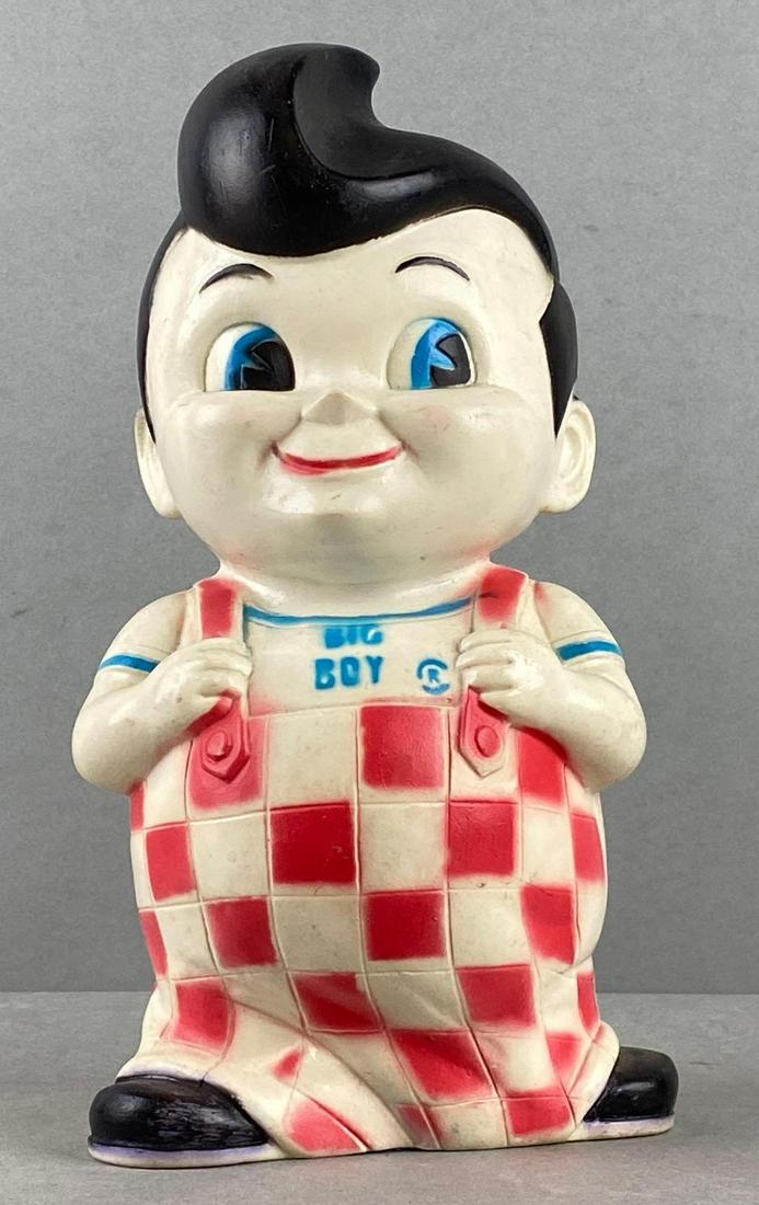 Big Boy Advertising Rubber Coin Bank: 10 x 5 x 4 inches