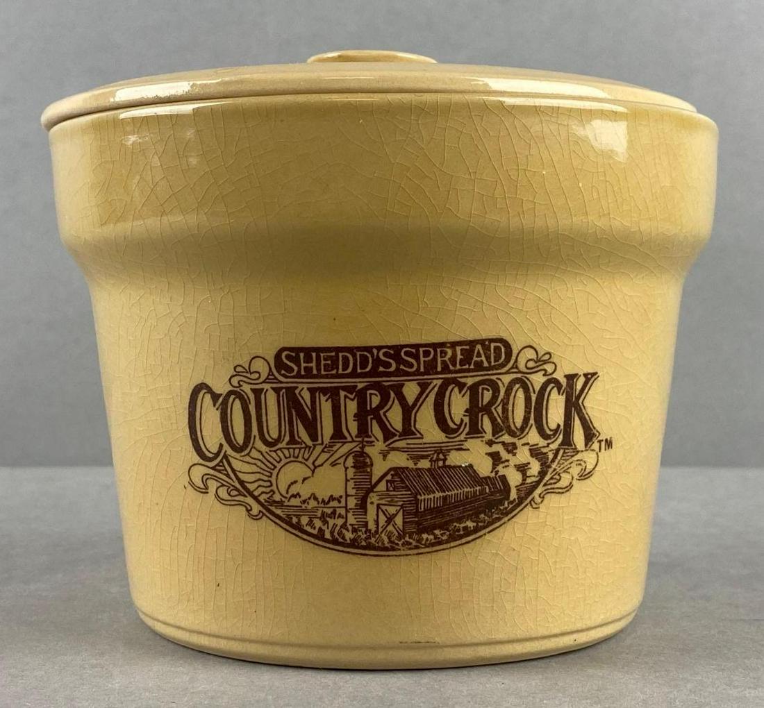 Shedds Spread Country Crock Ceramic Container (1 of 6)