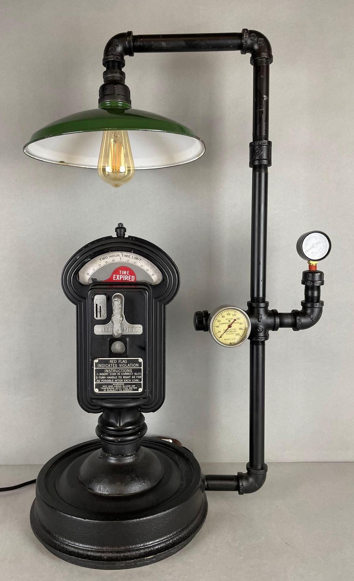Steampunk Parking Meter Table Lamp (1 of 9)