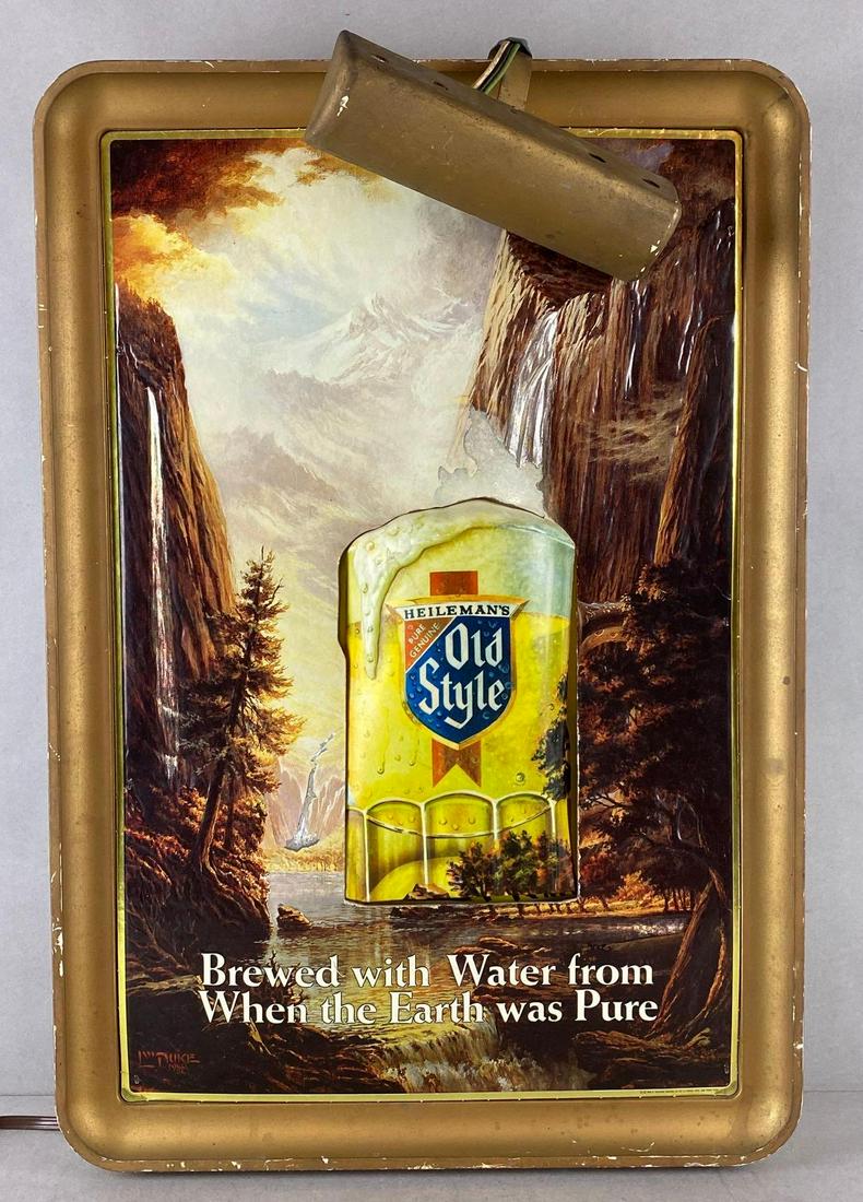 Heilemans Old Style Light Up Advertising Beer Sign (1 of 5)