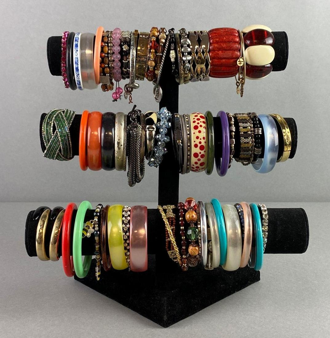 Group of 50+ Assorted Bracelets and Bangles (1 of 4)
