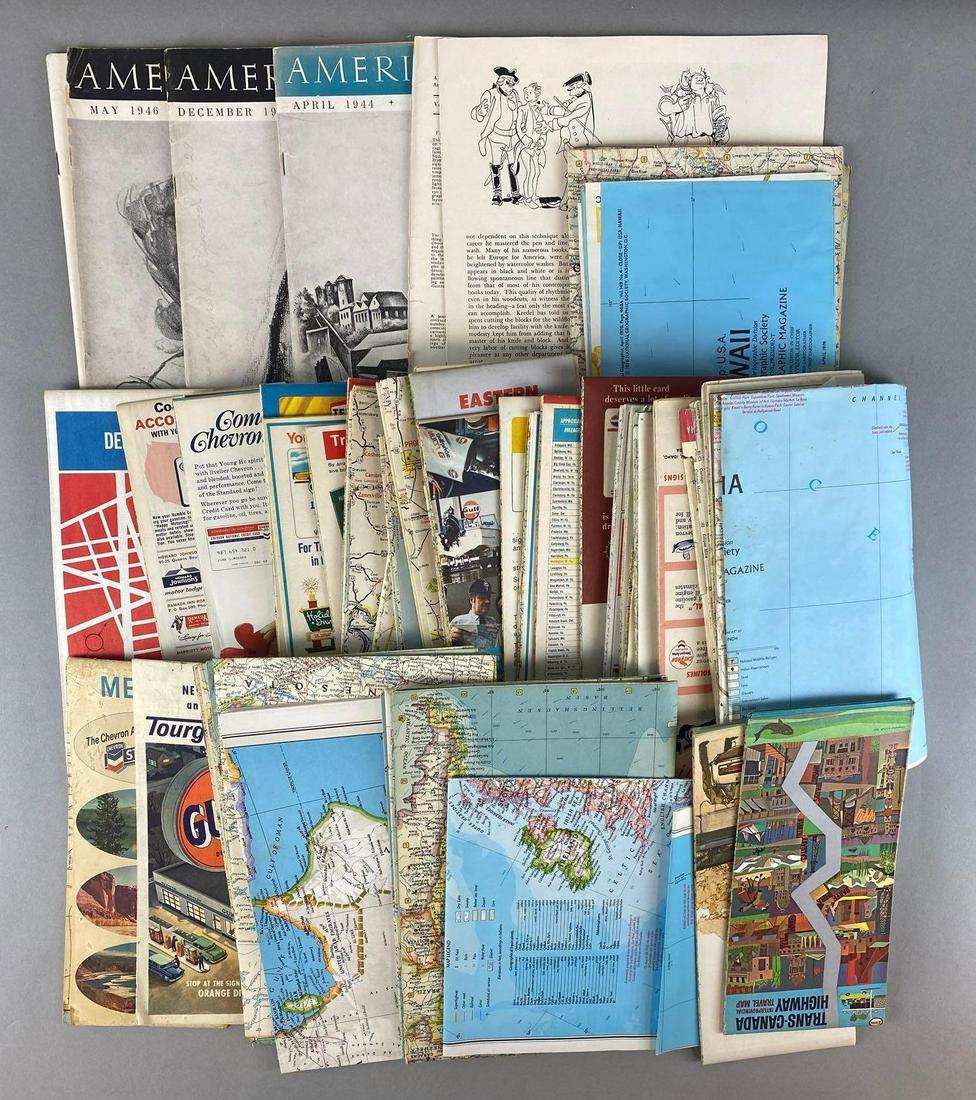 Group of 30+ Assorted Road Maps (1 of 3)