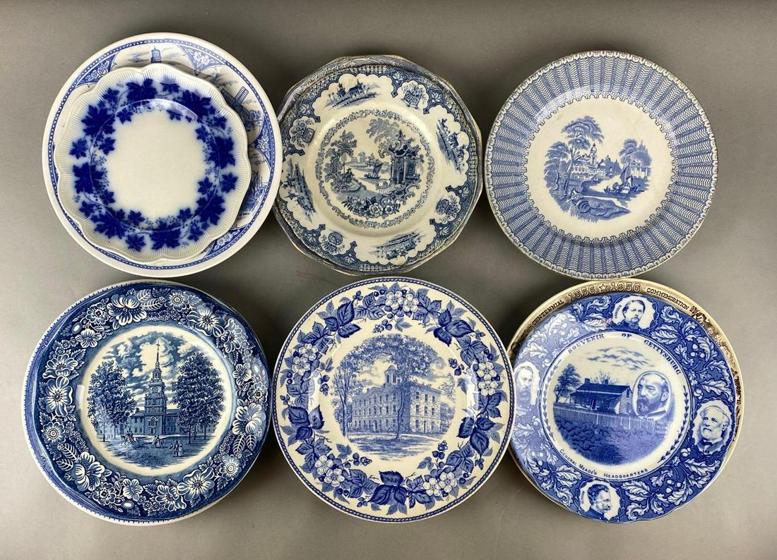 Group of 14 Assorted Plates (1 of 3)