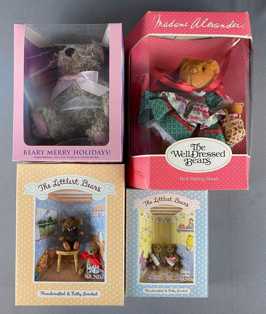 Group of 4 Assorted Teddy Bears (1 of 5)