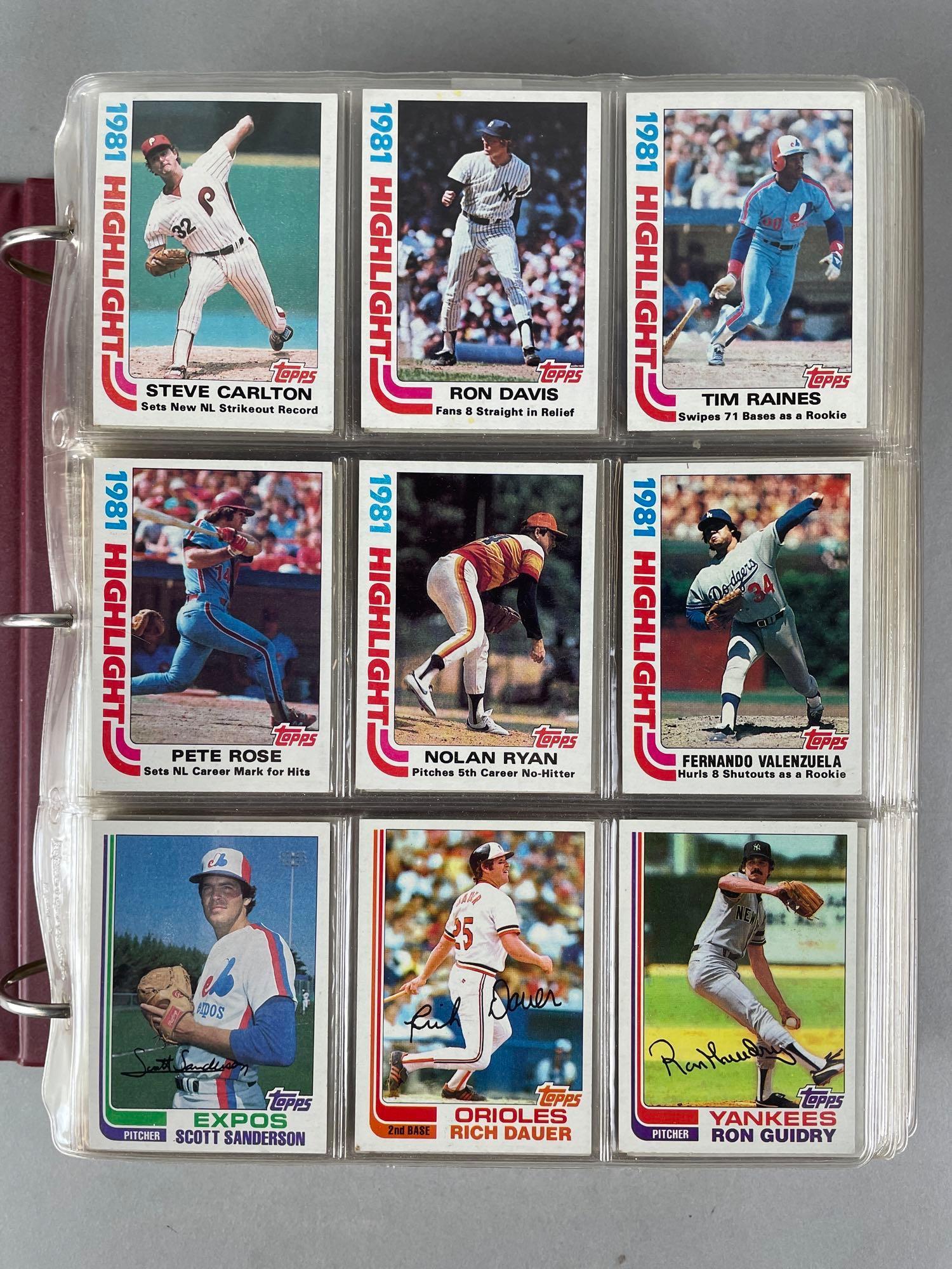 1982 Topps and Topps Traded Baseball Sets: Missing 3 cards including #98 Ripken, #109 Ozzie Smith in Topps Traded, and #402 in base