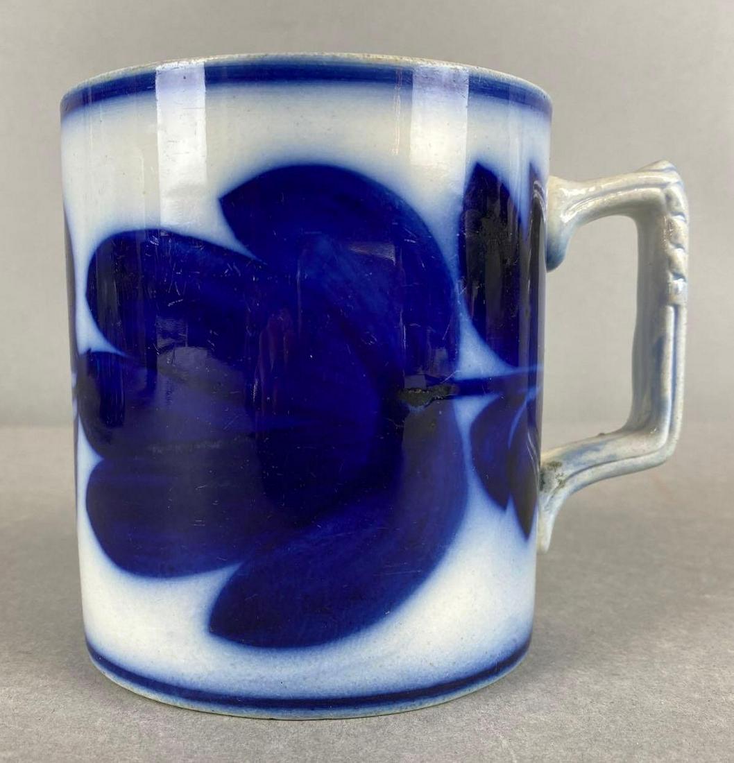 Antique Flow Blue Porcelain Mug (1 of 5)
