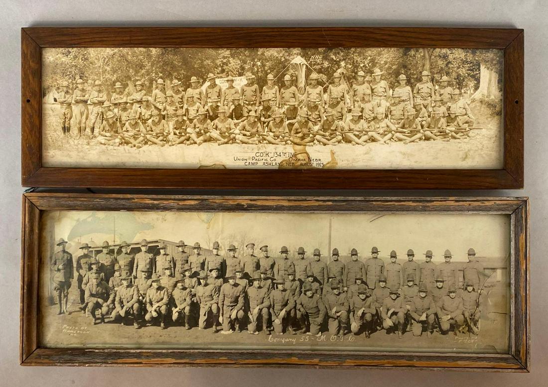 Group of 2 Military Group Panoramic Photographs (1 of 5)