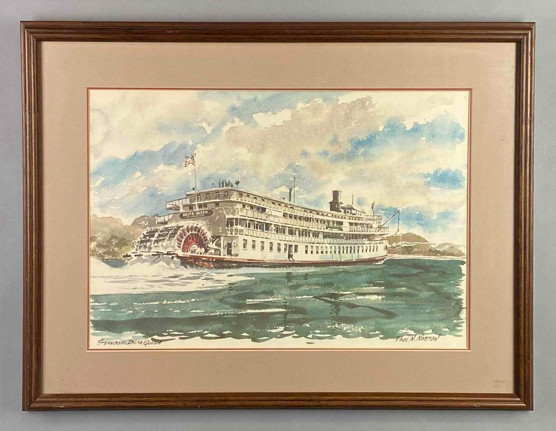 Paul N. Norton Steamboat Delta Queen Print (1 of 4)