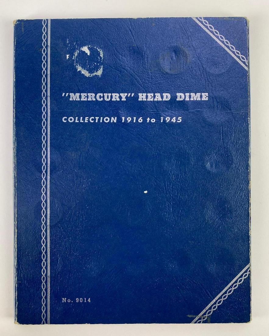 Mercury Silver Dime Collection in Whitman Album (1 of 4)