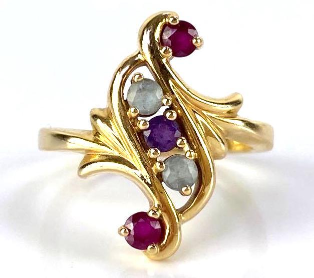 14K Gold Gemstone Ring (1 of 5)