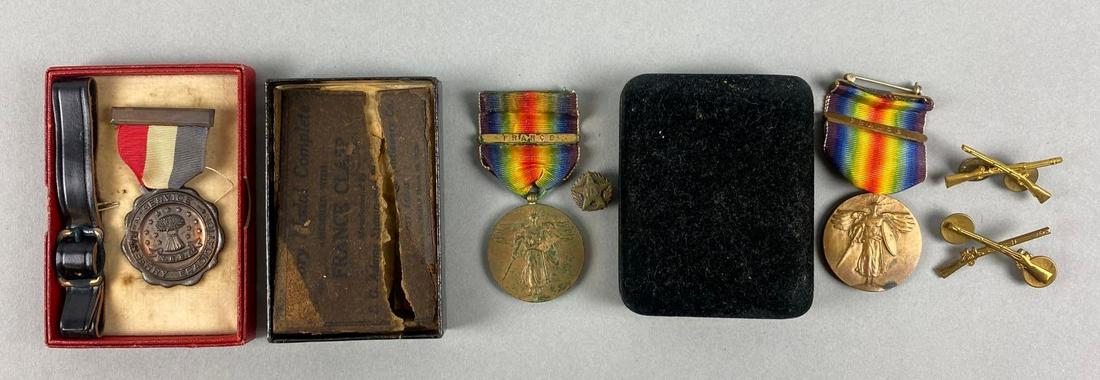 Group of 3 WW1/2 US Military Medals (1 of 4)