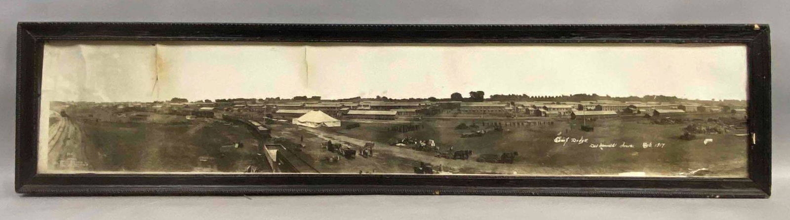 1917 Camp Dodges Des Moines Iowa Panoramic Photograph (1 of 4)