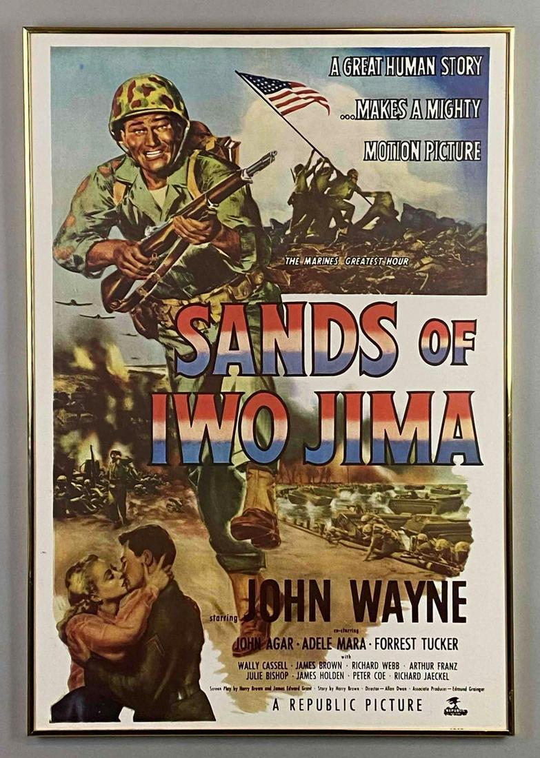 Republic Pictures Sands of Iwo Jima Movie Poster Print (1 of 2)