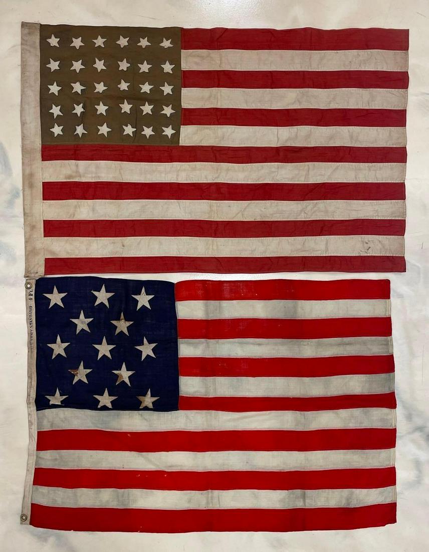 13 Star and 30 Star U.S. Flags (1 of 3)