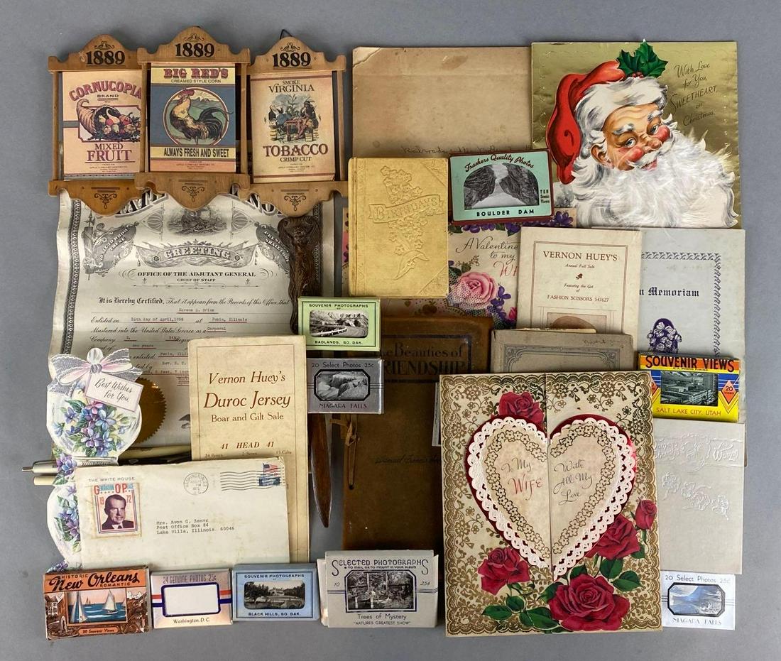 Group of 20+ Assorted Ephemera Items and More (1 of 3)