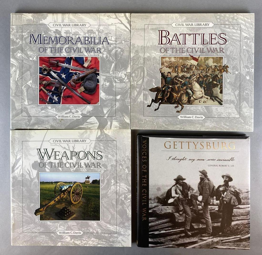Group of 4 Civil War Books (1 of 5)